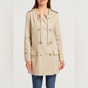 Max Mara Double Breasted Chunky Ties Blazer Wool Angora Rabbit Women’s Size US 6